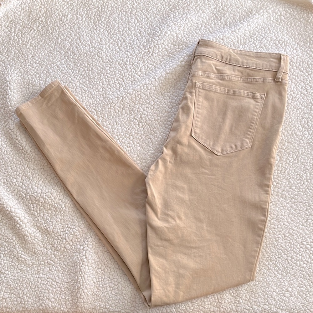 Old Navy TALL khaki Rockstar Skinny Jeans